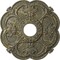Ekena Millwork Rotherham Ceiling Medallion (Canopies up to 3 1/2"), 18"OD x 3 1/2"ID x 1 1/2"P, Witch Hazel Crackle CM17ROWHC - alternate 1